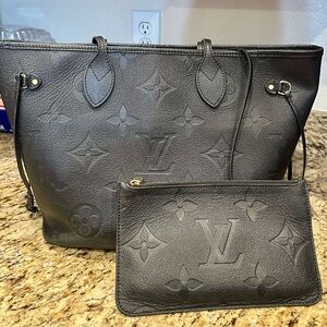 Louis Vuitton Dark Gray Monogram Tote